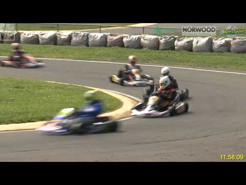 Kart Sport 2015 Race 28 - 125cc Rotax Max Heavy - Heat 3