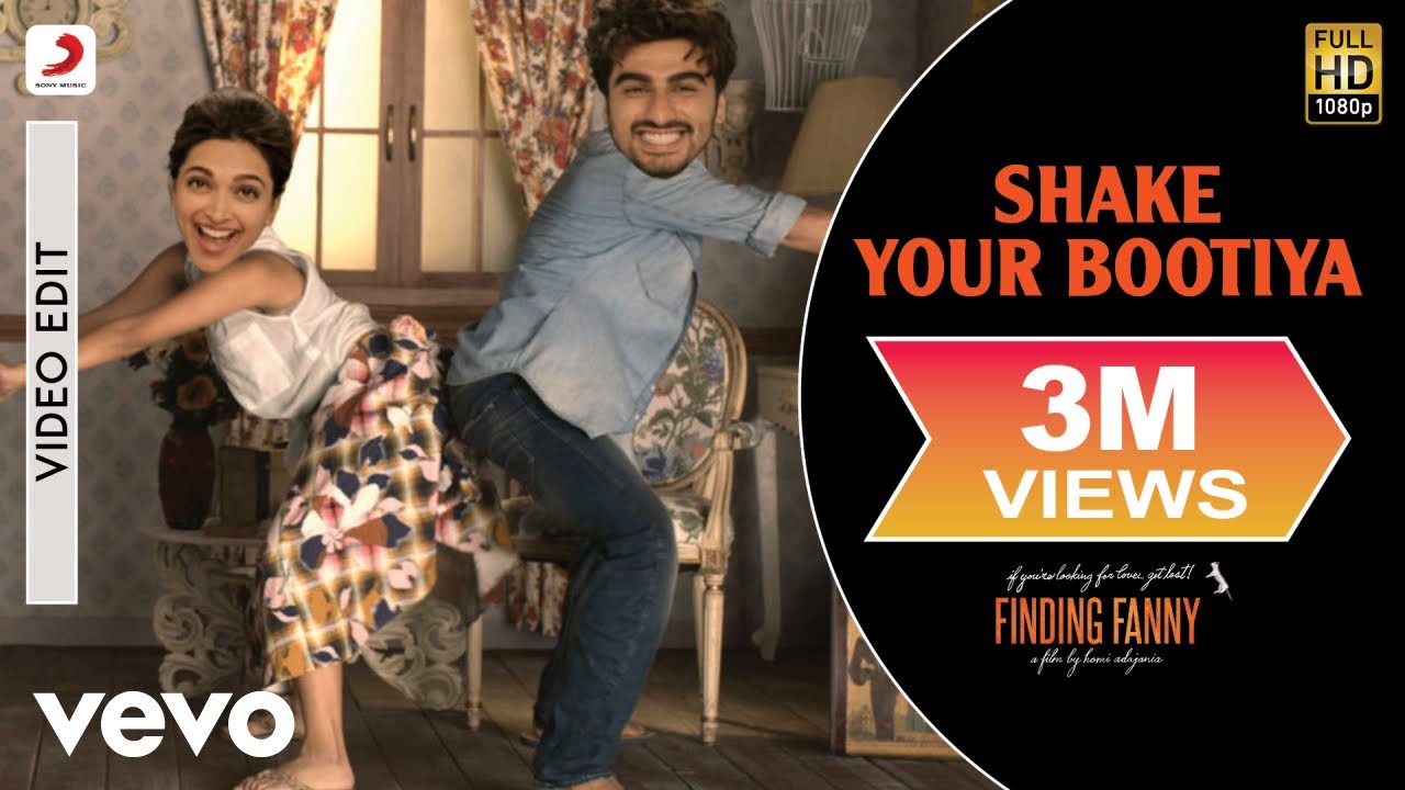 Shake Your Bootiya Lyrics  | Finding Fanny | Naseeruddin Shah, Arjun Kapoor | Divya Kumar | Jigar Saraiya, Sachin Gupta