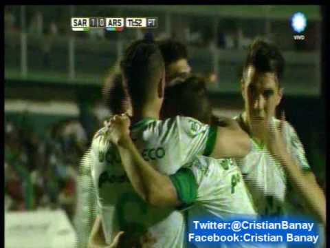 Sarmiento 1 Arsenal 0 (Relato Jose Luis Miquelez) Torneo Primera Division 2016