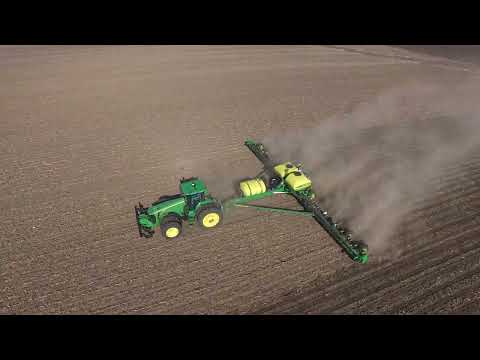 Planting Corn, High Speed in 4k