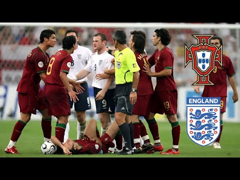 England vs Portugal 2006 World Cup Quarter-Finals H/L