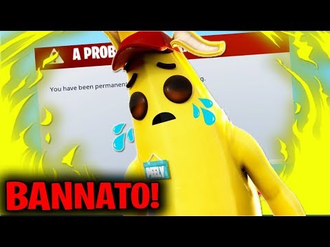 BANANITA VIENE BANNATO DALLA EPIC SU FORTNITE !