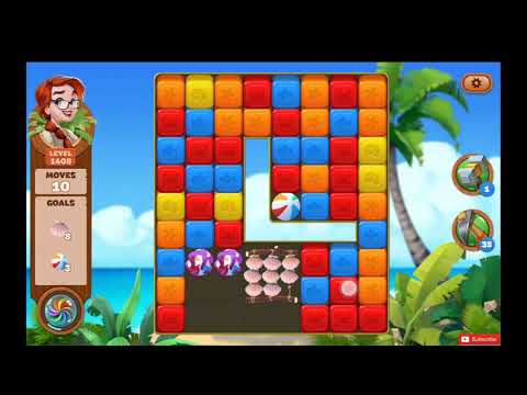 Lost Island Blast Adventure Level 1408 NO BOOSTERS - A S GAMING ✔