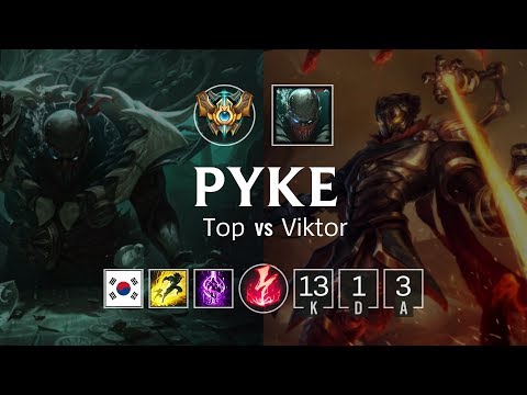 Pyke Top vs Viktor - KR Challenger Patch 8.23