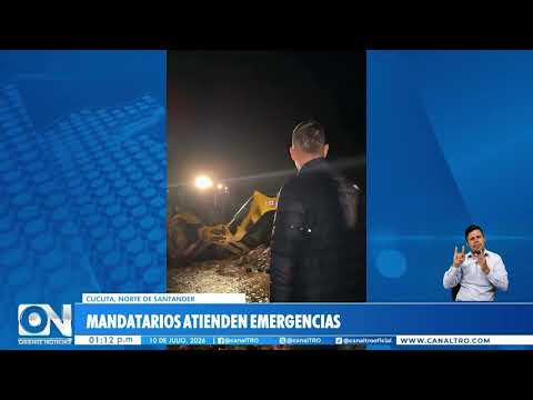 Lluvias dejan cinco municipios afectados en Norte de Santander