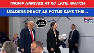 G7 Top Moments: Watch Modi, Macron’s Reaction As Trump Arrives Late, Then Says 'I Am The Boss...'