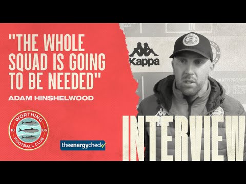 "The whole squad is going to be needed" | Adam Hinshelwood pre Cray Wanderers