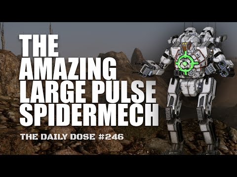 Spidermech, Spidermech...! Large Pulse Spider SDR-5K - Mechwarrior Online The Daily Dose #246