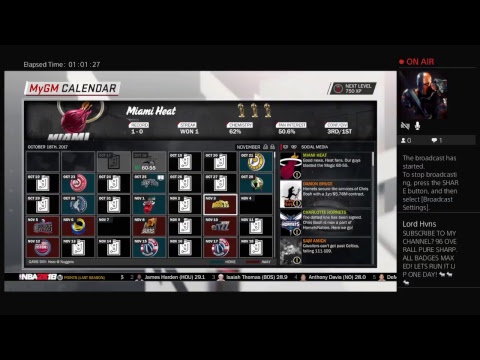NBA 2K18 Miami Heat MyGM Ep.1 - Starting a New Series