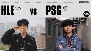 HLE vs PSG, ILS SONT AU BORD DE L'ÉLIMINATION (WORLDS 2025)
