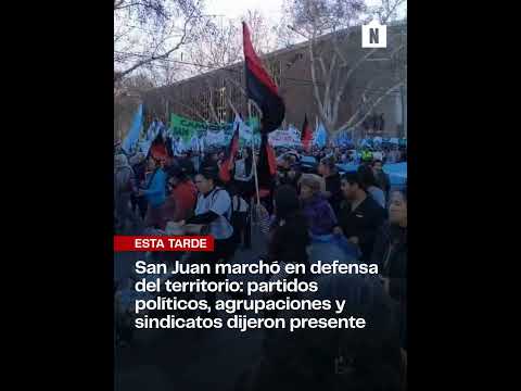 🇦🇷 Marcharon en San Juan en defensa del territorio