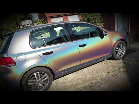 3M 2080 satin flip psychedelic Wrap