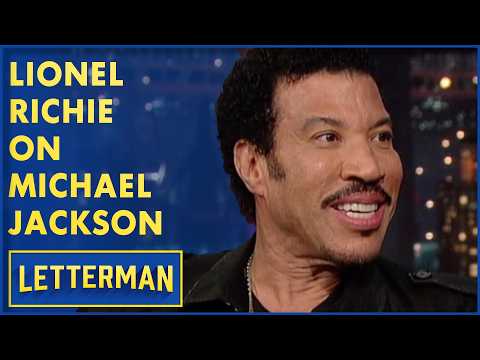 Lionel Richie On Michael Jackson, The Commodores | David Letterman
