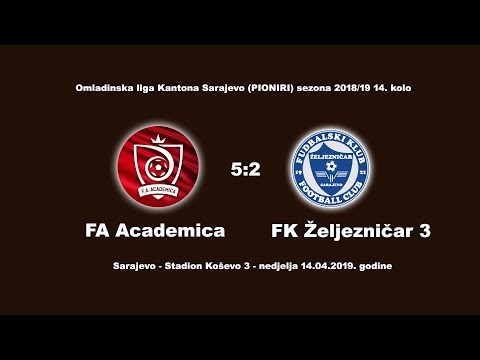 Cijela utakmica Academica - Željeznicar 3 (PIONIRI) 5:2