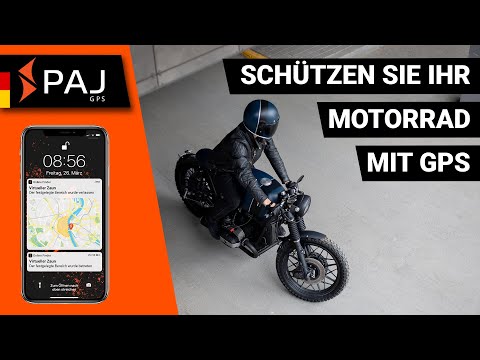 ⚫SICHERN SIE IHR MOTORRAD⚠️ANTI DIEBSTAHL #GPS TRACKER von PAJ mit ALARMEN und GEO-ZAUN (GEOFENCE)🏍️
