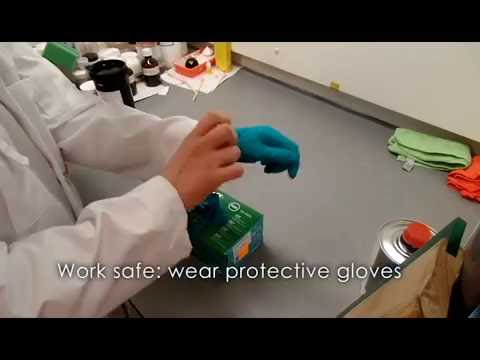 Water activated EL material production video