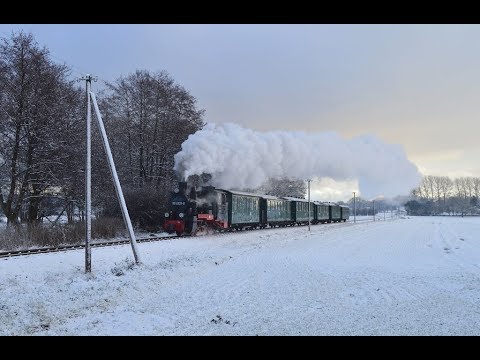 Der Roland dampft durch Eis und Schnee
