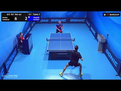 18:50 Ruslan Lazebnyi - Anatolii Levshyn 01.10.2023 TT Euro.Cup Ukraine Professional. TABLE 3