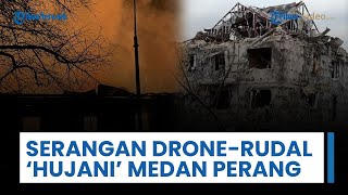 Serangan Besar-besaran Drone & Rudal 'Hujani' Zona Perang Ukraina, Picu Peringatan di Seluruh Negeri