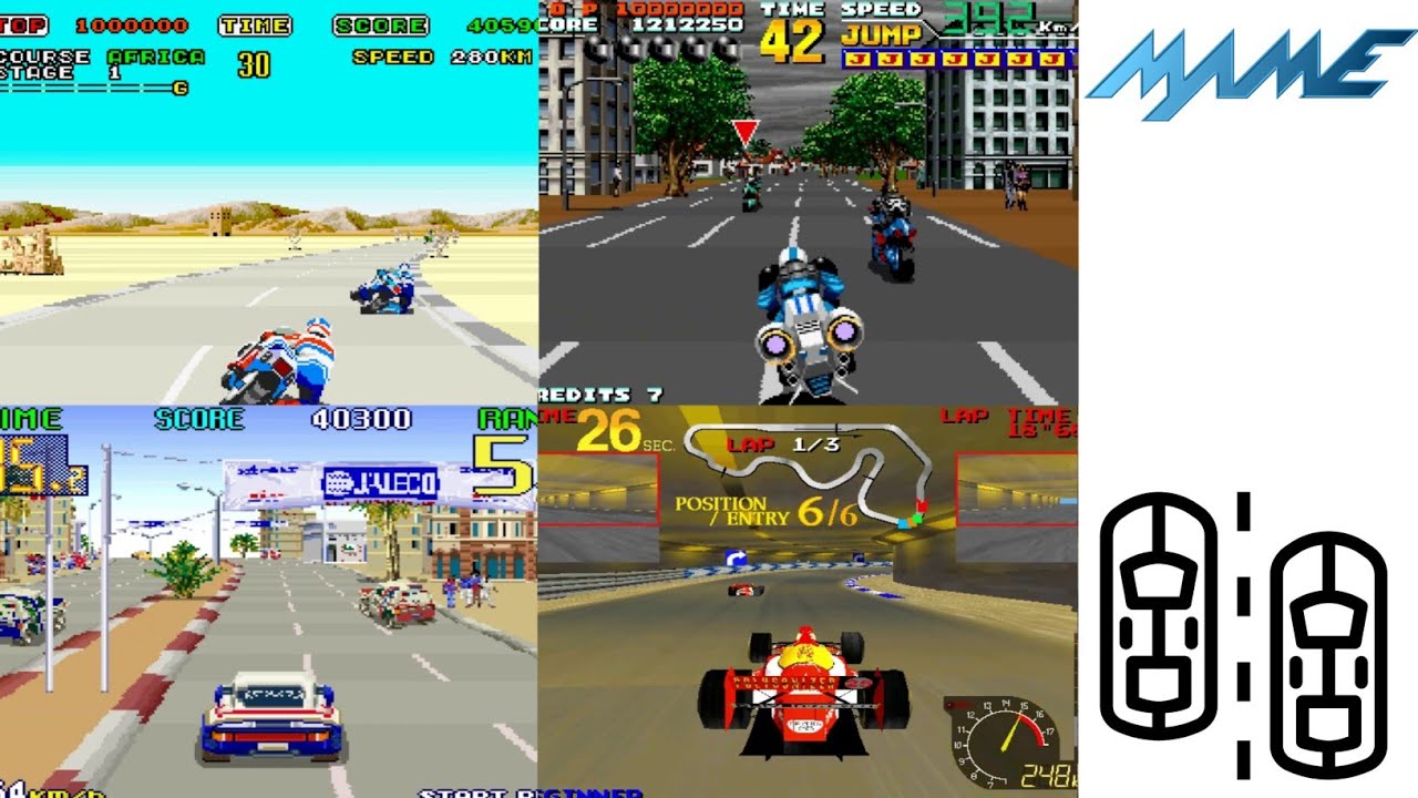 Top 30 Best Arcade MAME Racing Games [Recommendation]