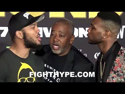 NATHANIEL GALLIMORE TRIES TO PUNK JULIAN WILLIAMS; TRADE SERIOUS WORDS DURING HEATED FACE OFF