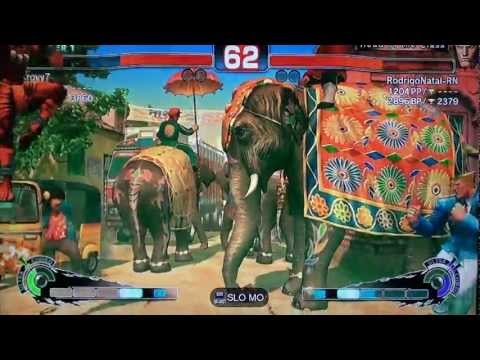 ssf4 ae: RodrigoNatal-RN (Guile) vs Krovy7 (Dhalsim) PSN