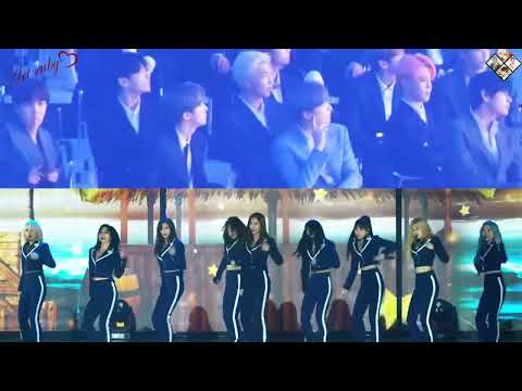 20190424 BTS' Reaction to Twice Performance @ TMA