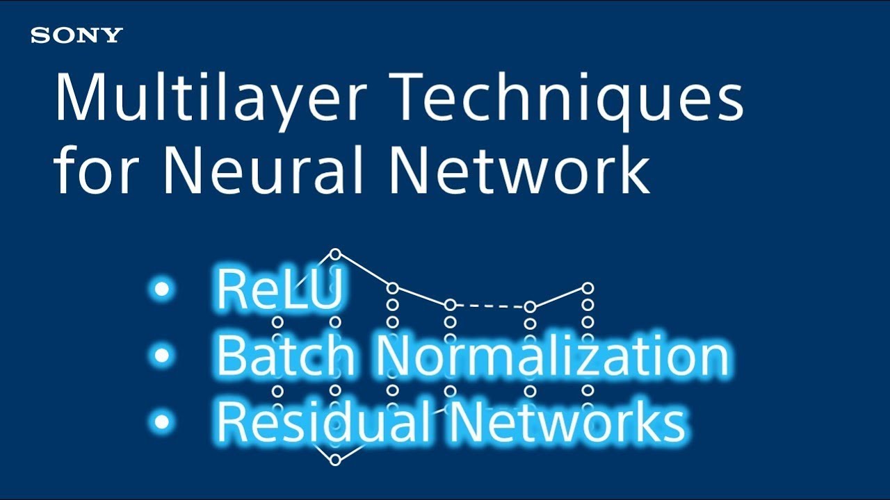 Multilayer Techniques for Neural Network - Introduction to Deep Learning