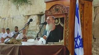 דברי הרב אורי שרקי ביום העצמאות תשע"ח בכותל המערבי