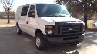 HD VIDEO 2013 FORD ECONOLINE E150 CARGO WORK VAN FOR SALE SEE WWW SUNSETMOTORS COM