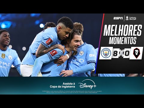 Gols e lances de Manchester City x Salford City