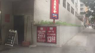 QQ Nail Salon Budget Car Rental Street Life Outdoor Dining New York City Manhattan Upper East Side