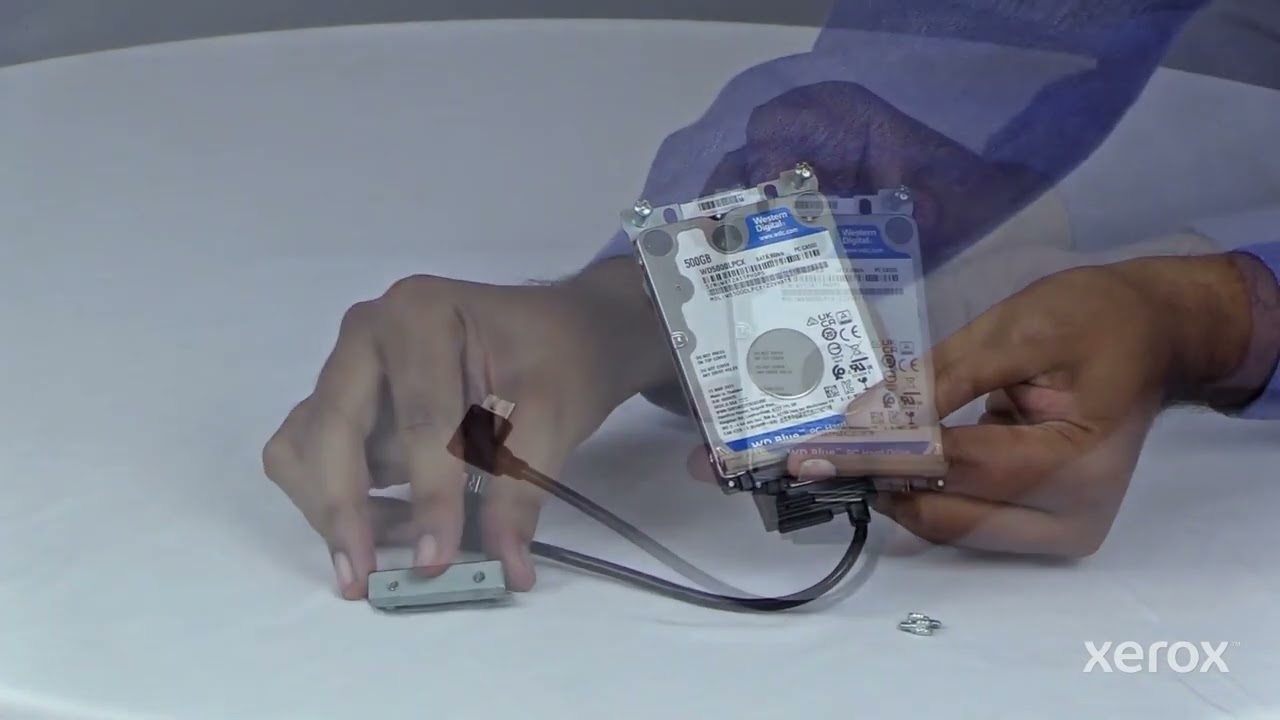 Xerox® VersaLink® C625 Color Multifunction Printer Install the Hard Disk Drive