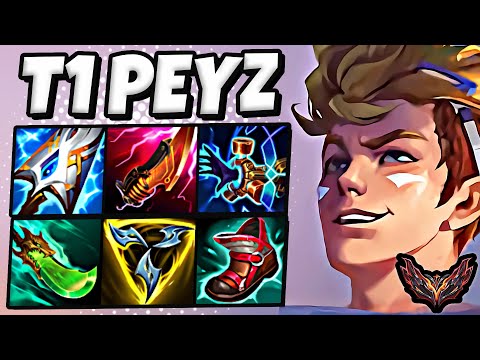 T1 Peyz Ezreal vs Yunara [ ADC ] Patch 25.24 Ranked Korea