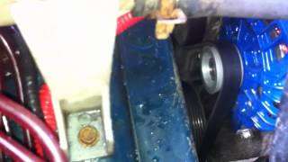 Trying out voltage with the smaller pulley