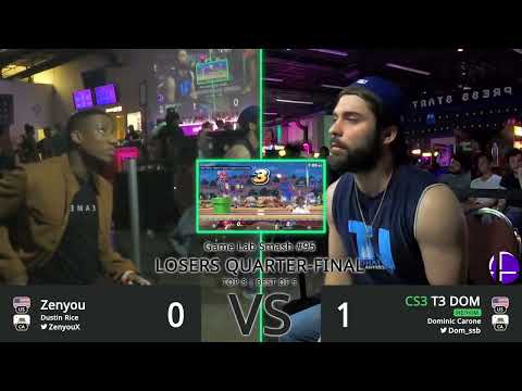 Game Lab Smash #95 Zenyou (Mario) vs T3 Dom (Richter)