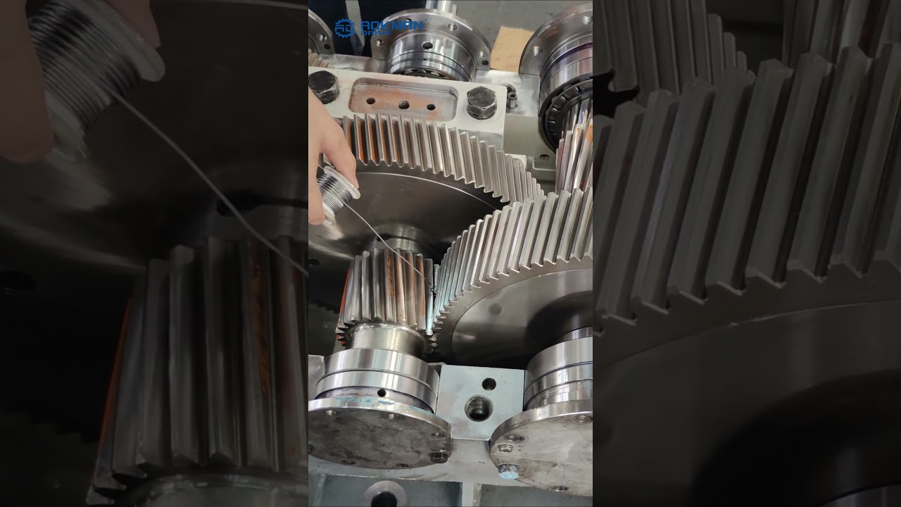 Industrial Gearbox Backlash Test | Lead Wire Measurement#gearbox #industrialgearbox