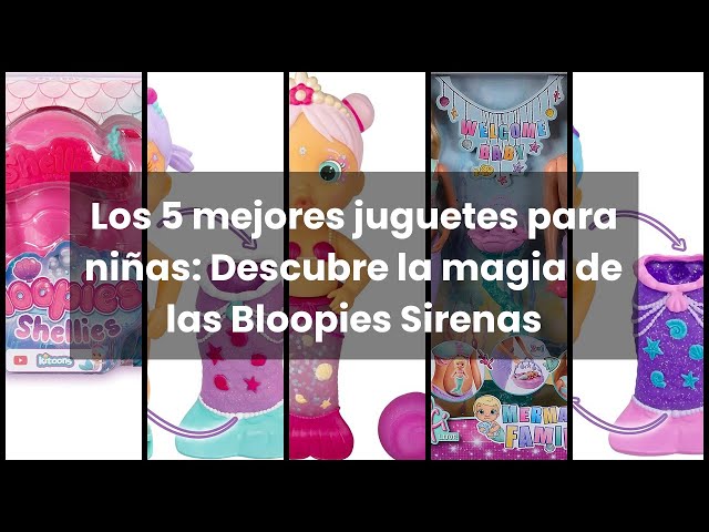 Vídeo relacionado con Bloopies Magic Tail Mermaids Nelly | Muñeca Sirena con Cola brilante y retirable y su Amigo del mar; Lanza Chorros de Agua y Hace Burbujas - Juguete y Juego baño para niños y niñas
