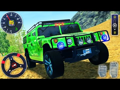 Offroad Hummer Truck Driving Simulator 2020 - 4x4 Jeep MUD Hill Drive - Android GamePlay