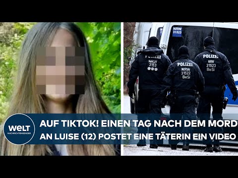 FREUDENBERG: Auf Tiktok! Einen Tag nach dem Mord an Luise (12) postet eine Täterin ein Tanzvideo