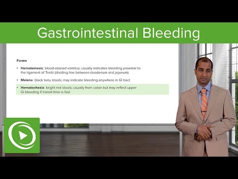 Gastrointestinal Bleeding: Forms – Gastrointestinal Pathology | Lecturio