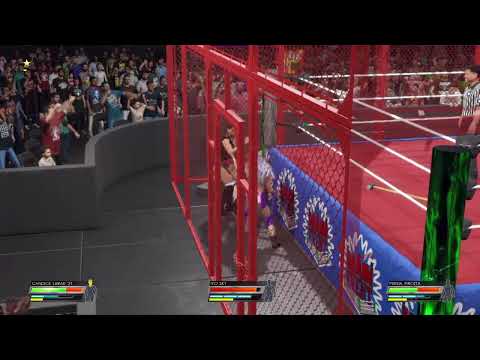 2021 CANDICE LERAE VS IYO SKY VS PERSIA PIROTTA (TRIPLE THREATT HELL IN A CELL)