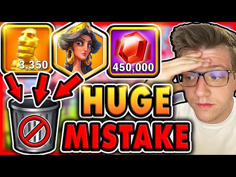 8 BIGGEST Mistakes I REGRET in Rise of Kingdoms
