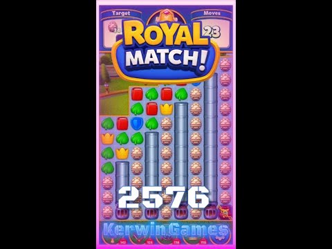 Royal Match Level 2576 - No Boosters Gameplay