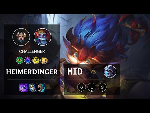 Heimerdinger Mid vs Talon - BR Challenger Patch 10.14