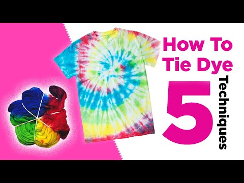 How to Tie-Dye at Home Like a Pro - Try These 5 Easy Techniques!
