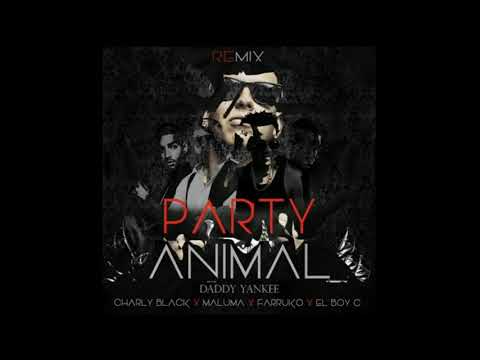 Charly Black, Daddy Yankee - Party Animal (Remix) ft. Maluma, Farruko, El Boy C [Official Audio]