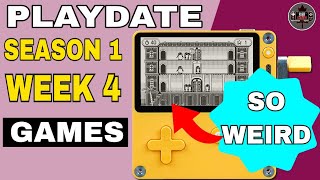 Playdate - Season 1 Week 4 Games Review - These Games are Weird! First Look