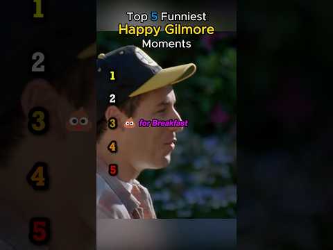 Top 5 Funniest Happy Gilmore Moments #shorts