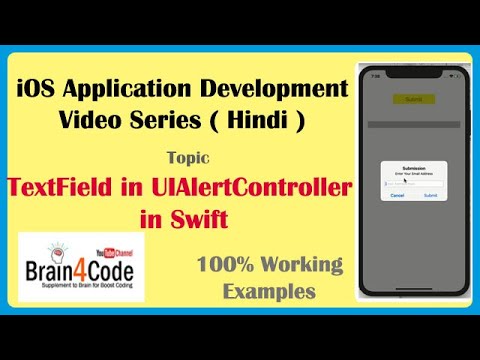 Adding TextField in UIAlertController | How to Input Data in AlertController with Swift 5 | Hindi